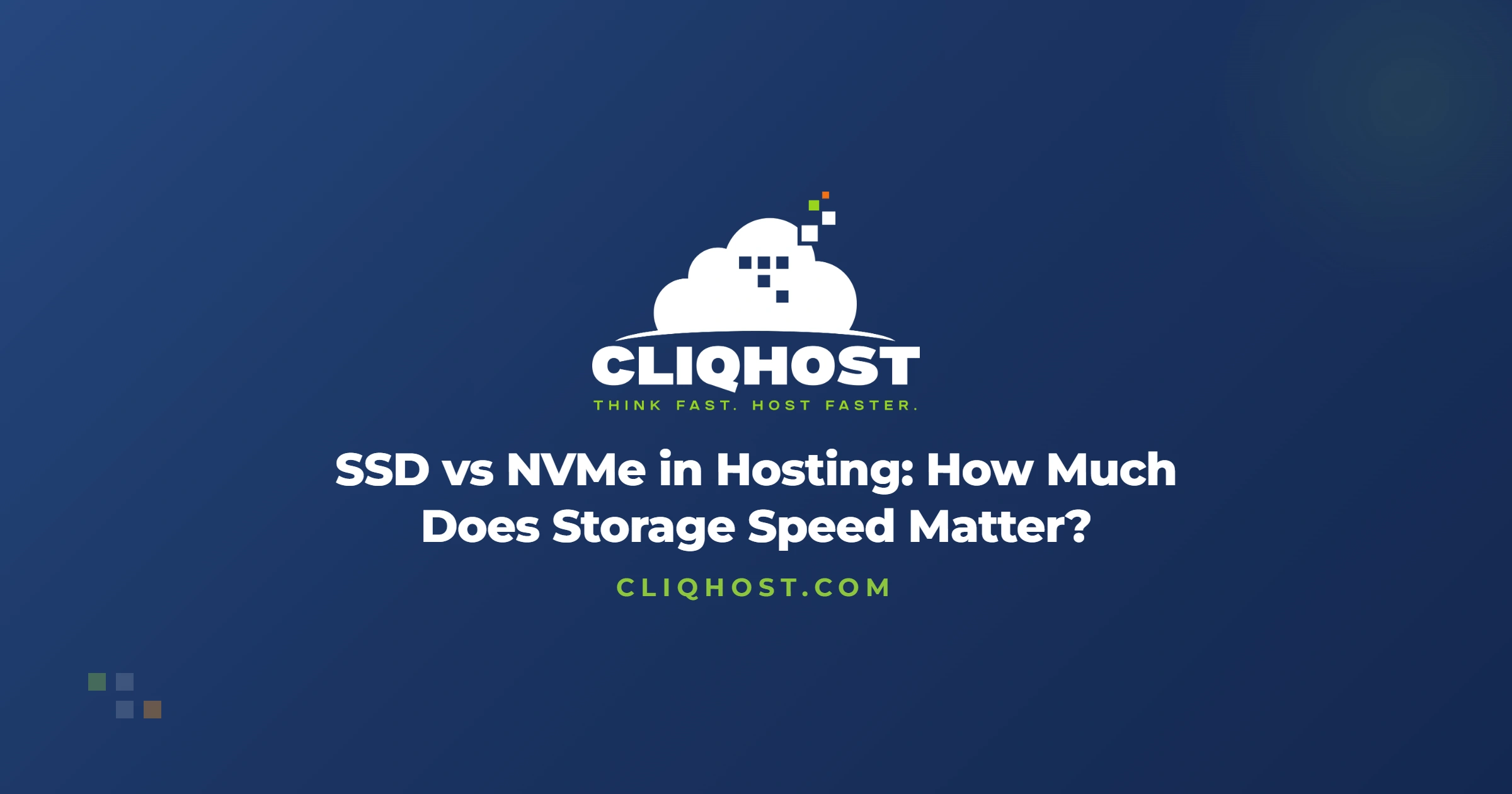 SSD vs NVMe in Hosting: How Much Does Storage Speed Matter?
